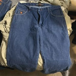 Men's Wrangler Flame Resistant Jeans Size 35x32